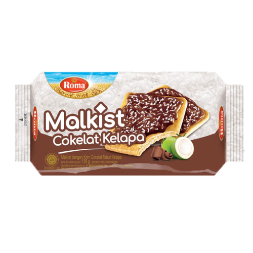 [1426243] ROMA - MALKIST COKELAT KELAPA : 135 GR 