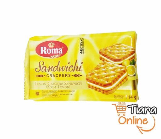 [1426322] ROMA - SANDWICHI LEMON CRACKERS : 114 GR 