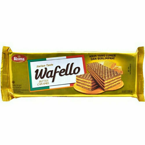 [1426312] ROMA - WAFELLO BUTTER CARAMEL : 130 GR 