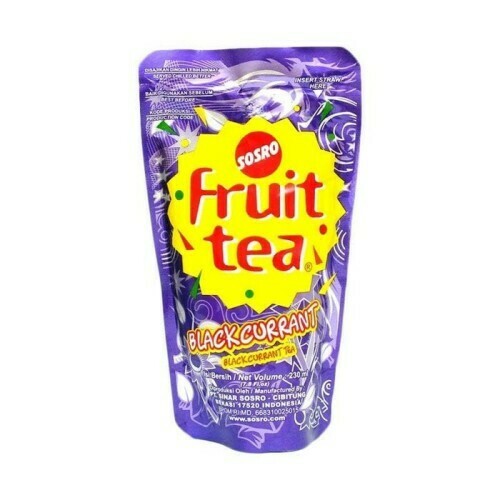 [1316455] FRUIT TEA - BLACKCURRANT : 230 ML 