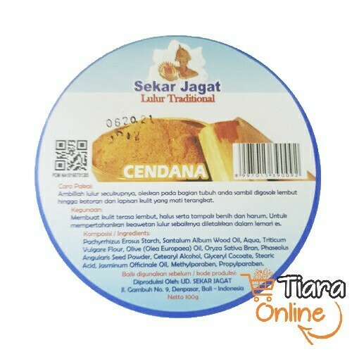 [0214494] SEKAR JAGAT - BODY SCRUB CENDANA : 100 GR 