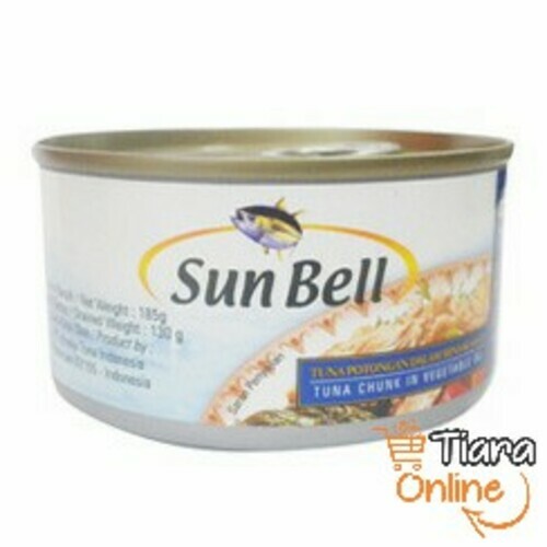 [1093225] SUN BELL - TUNA CHUNKS VEGETABLE OIL : 180 GR 