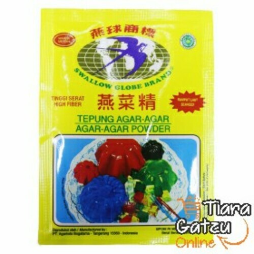 [1133998] SWALLOW GLOBE - AGAR AGAR : 7 GR MERAH