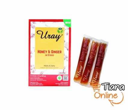 [1333569] URAY HONEY & GINGER IN STICKS BOX : 10X12 GR