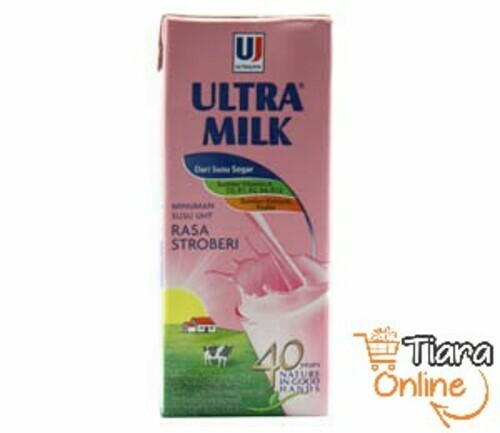 [1302011] ULTRA - MILK STRAWBERRY : 250 ML 