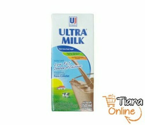 [1302050] ULTRA - MILK LOW FAT COKLAT : 250 ML 