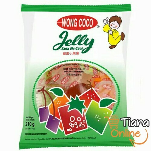 [1443236] WONG COCO - SARI KELAPA MINI JELLY : 15X14GR 