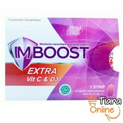 [1085382] IMBOOST - EXTRA VIT C & D3 : 4KAPLET 