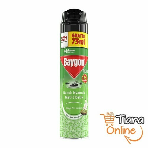 [0423456] BAYGON - AEROSOL ZEN GARDEN : 600 ML 