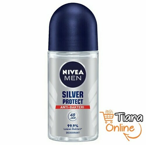 [0244703] NIVEA - MEN DEO ROLL ON SILVER PROTECT : 50 ML 