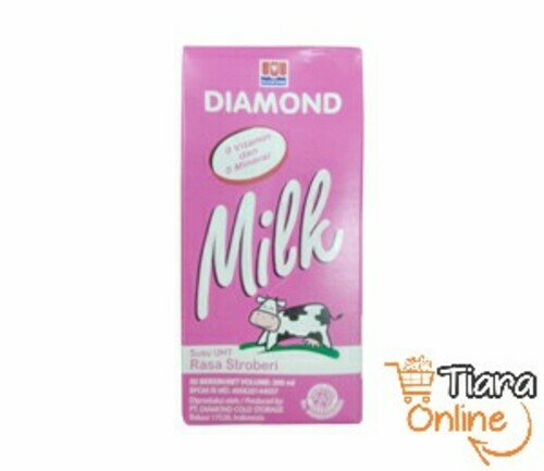 [1302059] DIAMOND - UHT STRAWBERRY MILK : 200 ML 