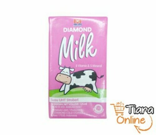 [1302069] DIAMOND - UHT STRAWBERRY MILK : 125 ML 