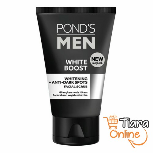 [0203511] PONDS MEN WHITE BOOST FACIAL SCRUB : 100 ML 