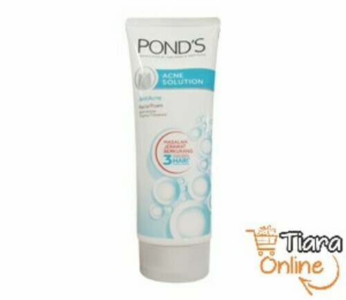 [0203851] PONDS FACIAL FOAM ACNE SOLUTION : 100 GR 