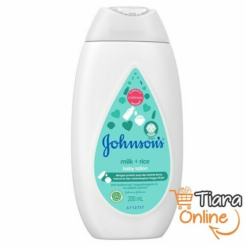 [0383260] JOHNSONS MILK + RICE HAIR & BODY BABY LOTION : 200 ML 