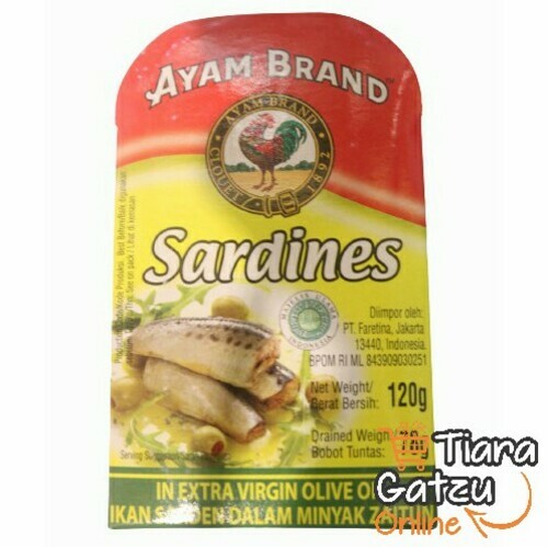 [1093550] AYAM BRAND - SARDINES OLIVE OIL : 120 GR 