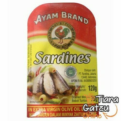 [1093549] AYAM BRAND - SARDINES CHILLI : 120 GR 