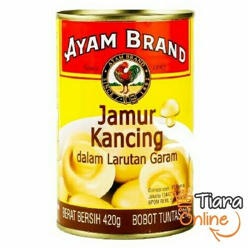 [1013573] AYAM BRAND - JAMUR KANCING : 420 GR 