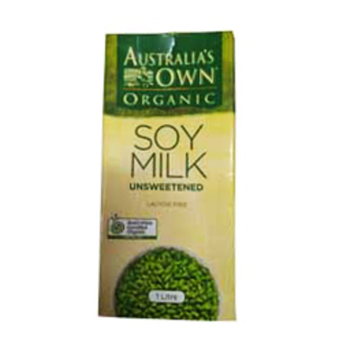 [1302159] AUSTRALIA'S OWN - SOYMILK UNSWEETENED : 1 L