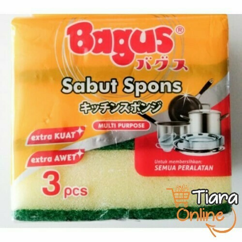 [0354043] BAGUS - SABUT SPONS : 3 PCS