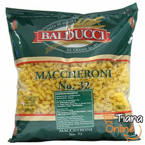 [1183824] BALDUCCI - MACCERONI NO 32 : 500 GR