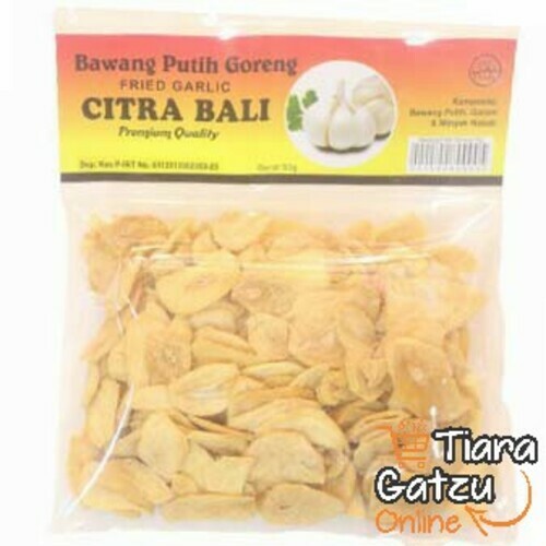 [1115928] CITRA BALI - BAWANG PUTIH GORENG : 50 GR