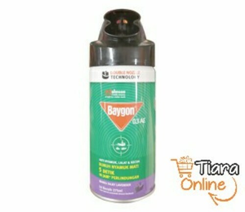 [0423276] BAYGON AEROSOL SILKY LAVENDER : 200 ML