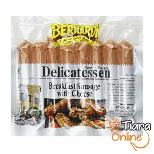 [1873803] BERNARDI - DELI BREAKFAST SOSIS CHEESE : 190 GR