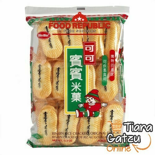 [1425754] BIN BIN - RICE CRACKERS ORIGINAL : 150 GR