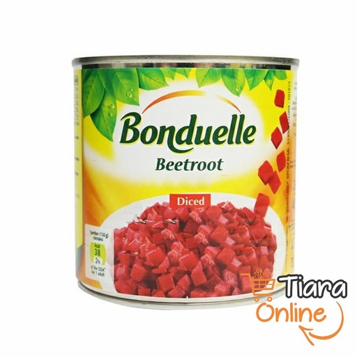 [1013852] BONDUELLE - DICED RED BEETROOT : 400 GR