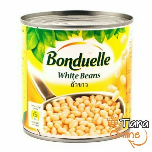 [1013499] BONDUELLE - WHITE BEANS NATURAL : 400 GR