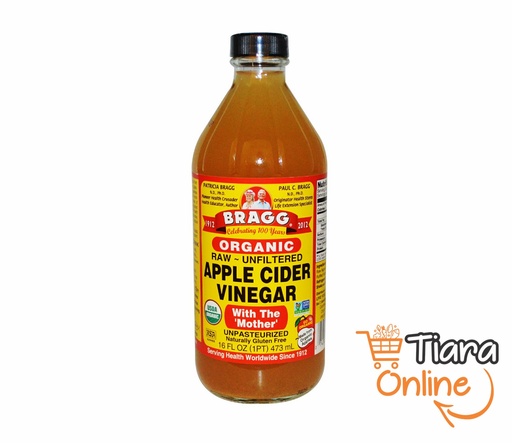 [1073232] BRAGG - ORG APPLE CIDER VINEGAR : 473 ML