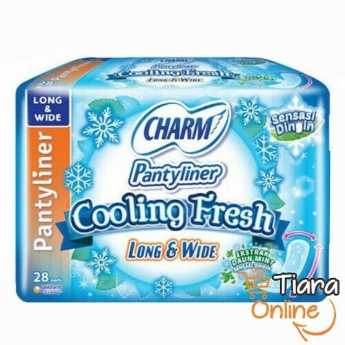 [0233677] CHARM - PANTYLINER COOL FRESH LONG & WIDE : 28'S