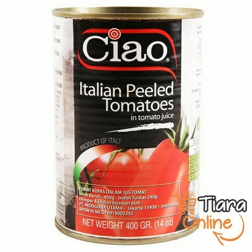 [1013918] CIAO - PEELED TOMATOES : 400 GR