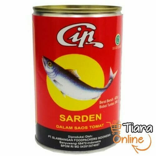 [1093152] CIP - SARDINES SAOS TOMAT : 425 GR