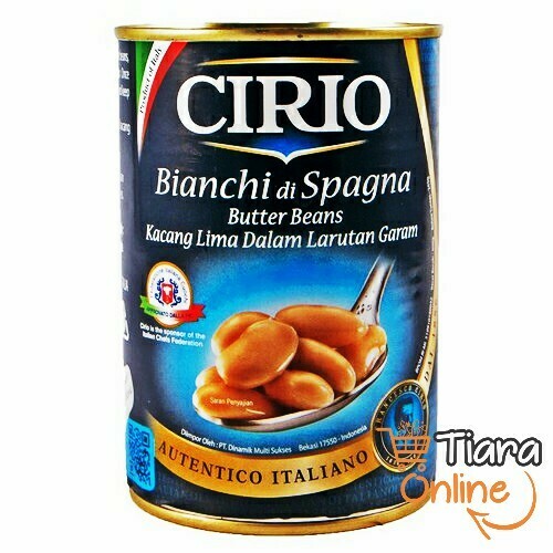 [1013686] CIRIO - BUTTER BEANS : 400 GR