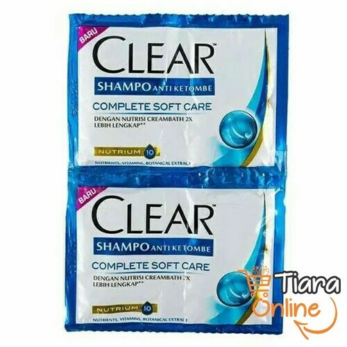 [0265479] CLEAR - SHAMPOO COMPLETE SOFT CARE : 12X9ML