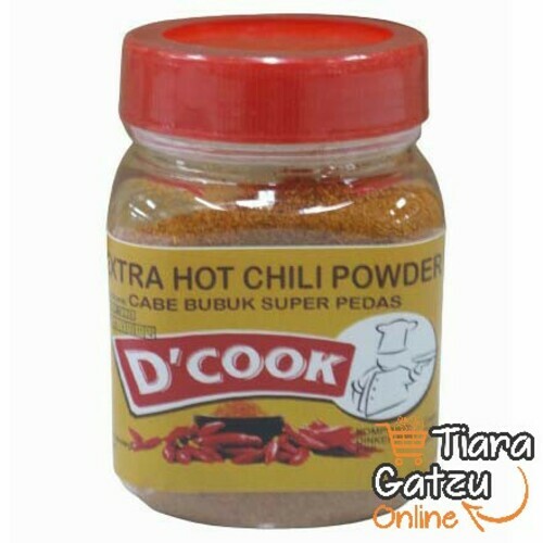 [1116228] D'COOK - DCOOK EXTRA HOT CHILLI POWDER : 60 GR