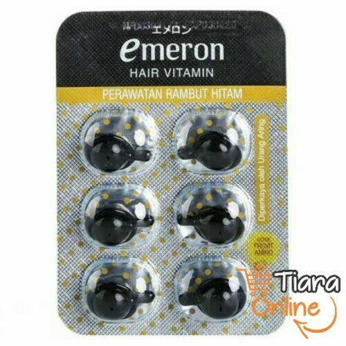 [0274183] EMERON - HAIR VITAMIN BLACK & SHINE : 6X1 ML