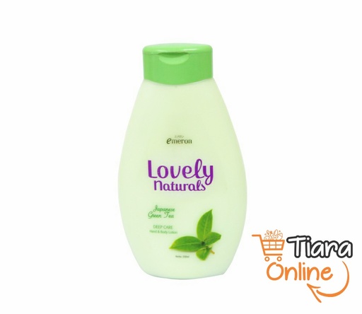 [0284385] EMERON LOVELY NATURAL BODY LOTION GREEN TEA : 400 ML