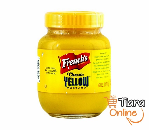 [1164019] FRENCH'S - FRENCHS CLASSIC YELLOW MUSTARD : 6 OZ