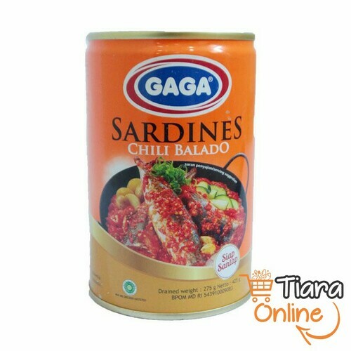 [1093554] GAGA - SARDINES CHILLI BALADO : 425 GR