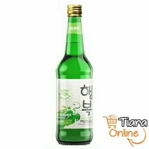 [1293356] HAPPY - SOJU GREEN GRAPE : 360 ML