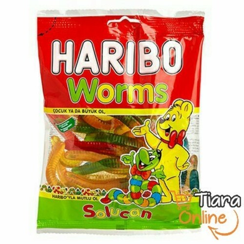 [1443521] HARIBO - WORMS : 80 GR