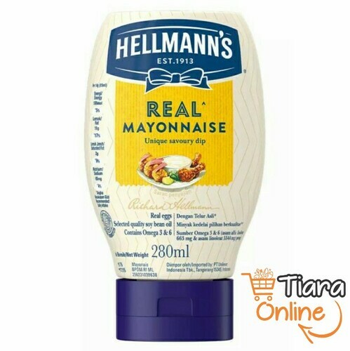 [1164163] HELLMANN'S - HELLMANNS REAL MAYONNAISE : 280 ML