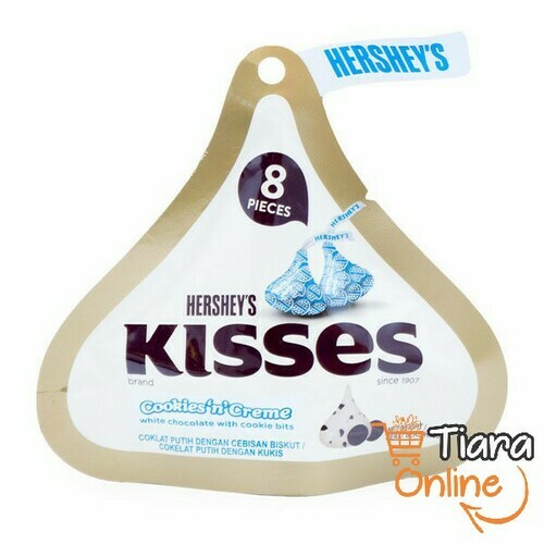 [1464226] HERSHEYS - KISSES COOKIES N CREME : 36 GR