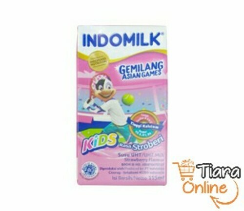 [1302025] INDOMILK - KIDS UHT STRAWBERRY : 115 ML