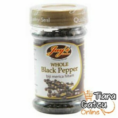 [1114720] JAY'S - JAYS WHOLE BLACK PEPPER : 60 GR