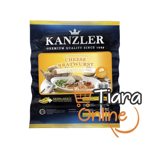 [1874577] KANZLER - CHEESE BRATWURST : 360 GR