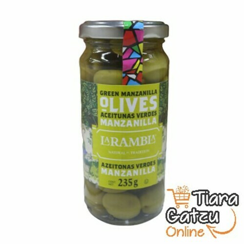 [1013641] LA RAMBLA - GREEN OLIVES MANZANILA : 235 GR